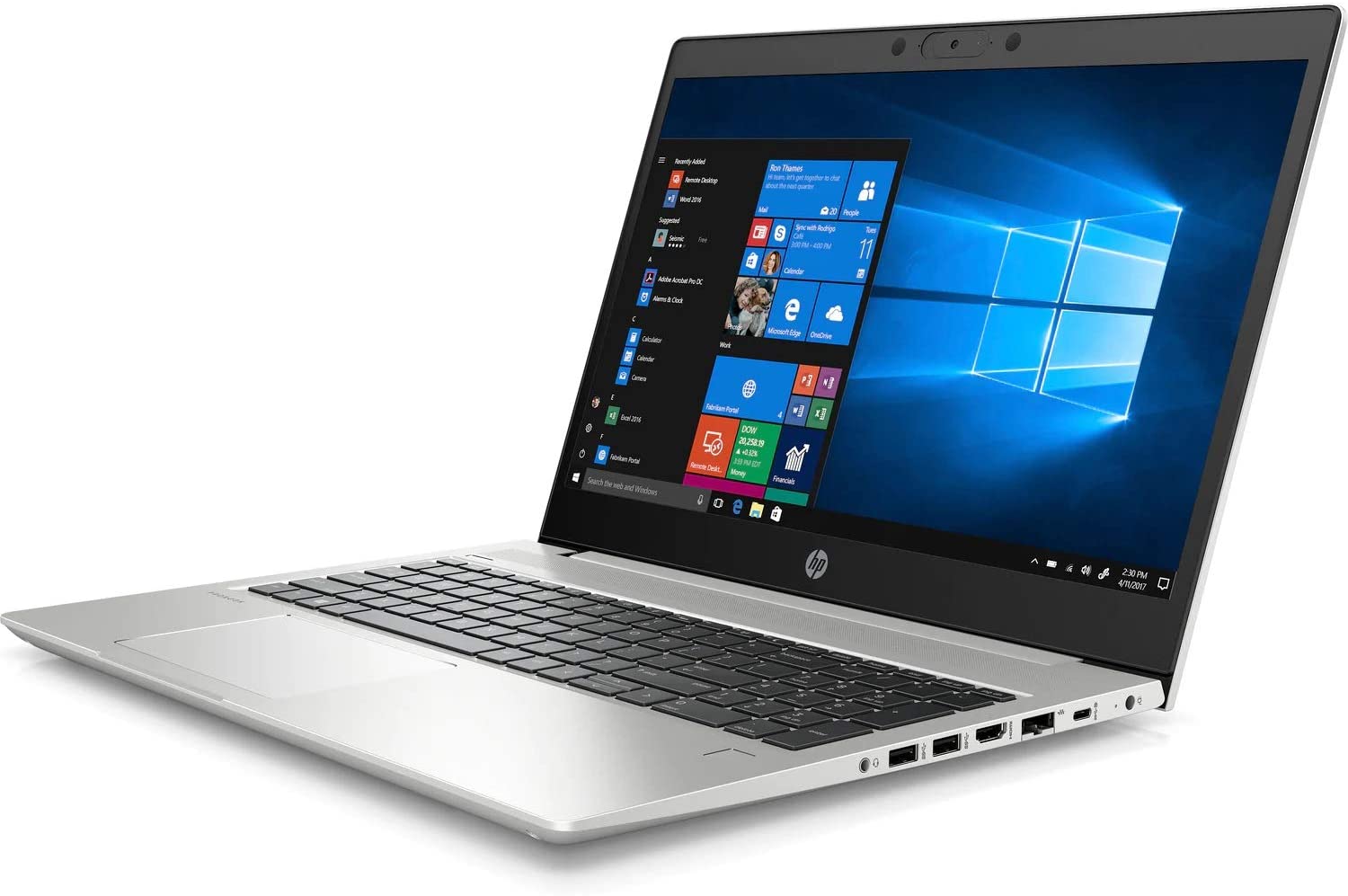 HP ProBook 450-G7 15.6" FHD (NonTouch) Notebook, Intel i7-10510U, 1.80GHz, 8GB RAM, 256GB SSD, Win10P - 8WC05UT#ABA