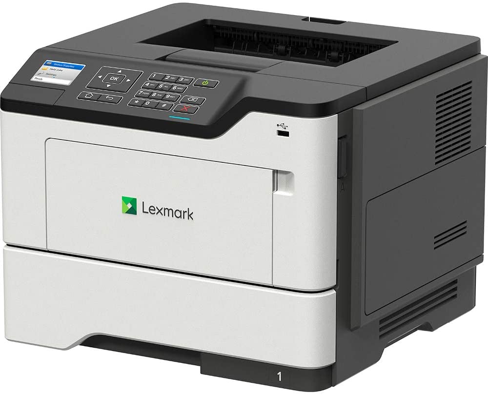 Lexmark MS621dn Monochrome Laser Printer, 50 ppm, Duplex, Ethernet, USB - 36S0400