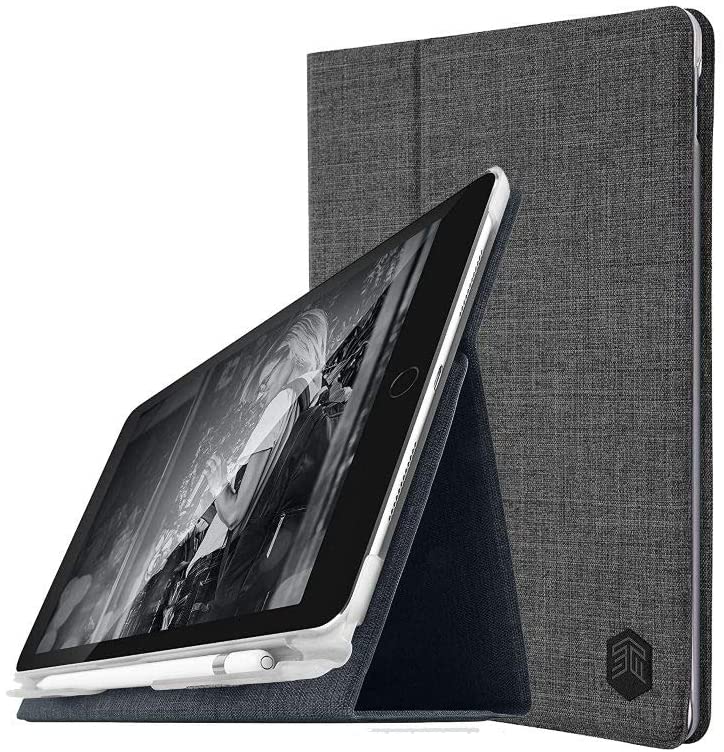 STM Goods Atlas Folio Carrying Case for 10.5" iPad Pro/Air, Charcoal - stm-222-166JV-16