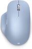 Microsoft Bluetooth Ergonomic Mouse, 2.4 GHz, 5 Buttons, Pastel Blue - 222-00049