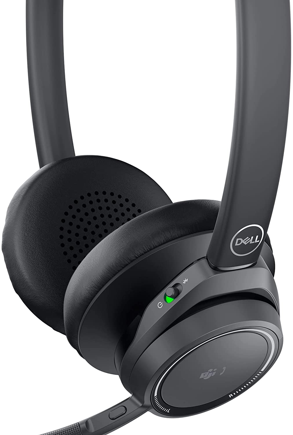Dell Premier Wireless ANC Headset, Bluetooth, Adjustable Headband, Black - DELL-WL7022
