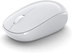 Microsoft Bluetooth Mouse, Wireless, 2.4GHz, 4 Buttons, Vertical Scrolling, Glacier - RJN-00061
