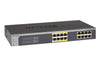 Netgear Prosafe Plus 16-Port Gigabit Ethernet Web Managed PoE Switch, 8 RJ-45+8 PoE Ports - JGS516PE-100NAS
