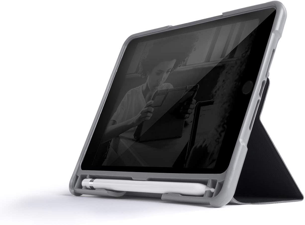 STM Goods Dux Plus Duo Carrying Case for iPad Mini 5th gen/Mini 4 Tablet, Black - STM-222-236GY-01