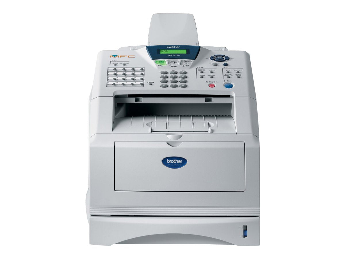 Brother MFC Monochrome Laser All-in-One Printer, 32MB Memory, 2-Line LCD Display - MFC-8220
