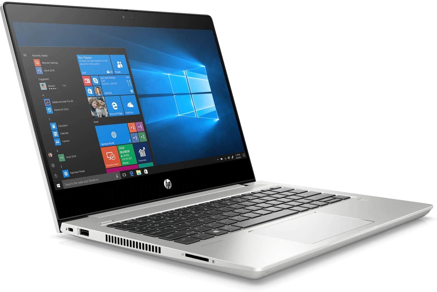 HP ProBook 430-G7 13.3" FHD (NonTouch) Notebook, Intel i5-10210U, 1.60GHz, 4GB RAM, 256GB SSD, Win10P- 8VC87UT#ABA