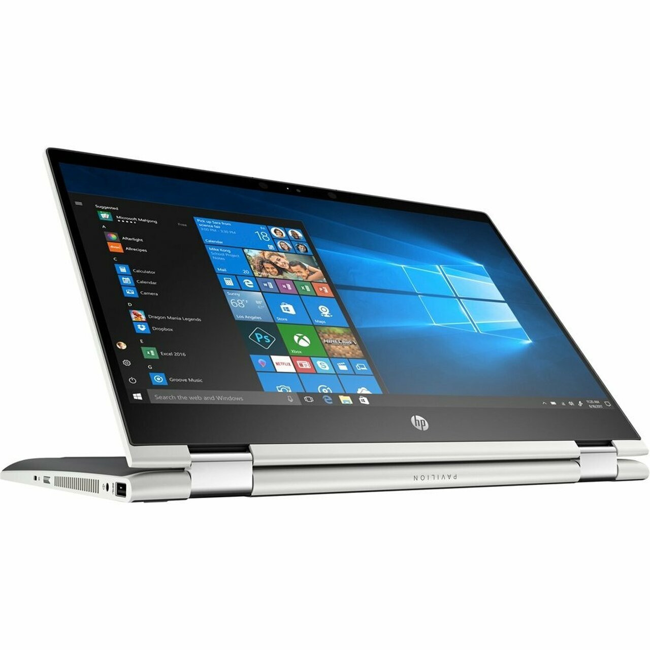 HP Pavilion X360 14t-dw000 14" HD Convertible Notebook, Intel i3-1005G1,1.20GHz, 8GB RAM, 256GB SSD, Win10H - 390B0U8#ABA (Certified Refurbished)