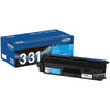 Brother Genuine Standard-yield Cyan Toner Cartridge, 1500 Pages - TN331C