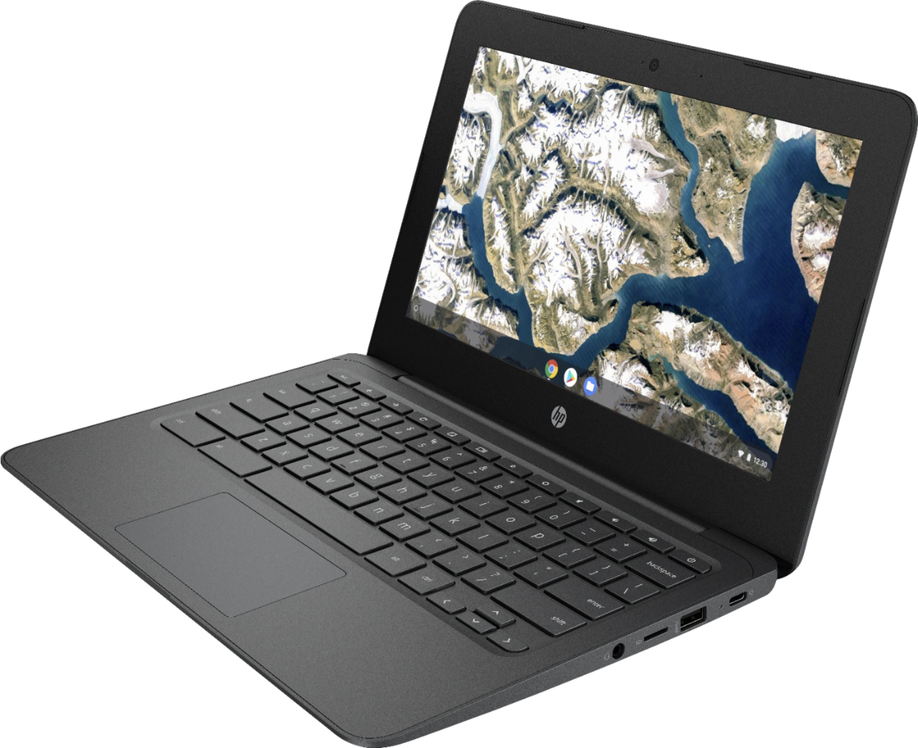 HP 11a-nb0047nr 11.6" HD Chromebook, Intel Celeron N3350, 1.10GHz, 4GB RAM, 32GB eMMC, Chrome OS - 259Q4UA#ABA (Refurbished)