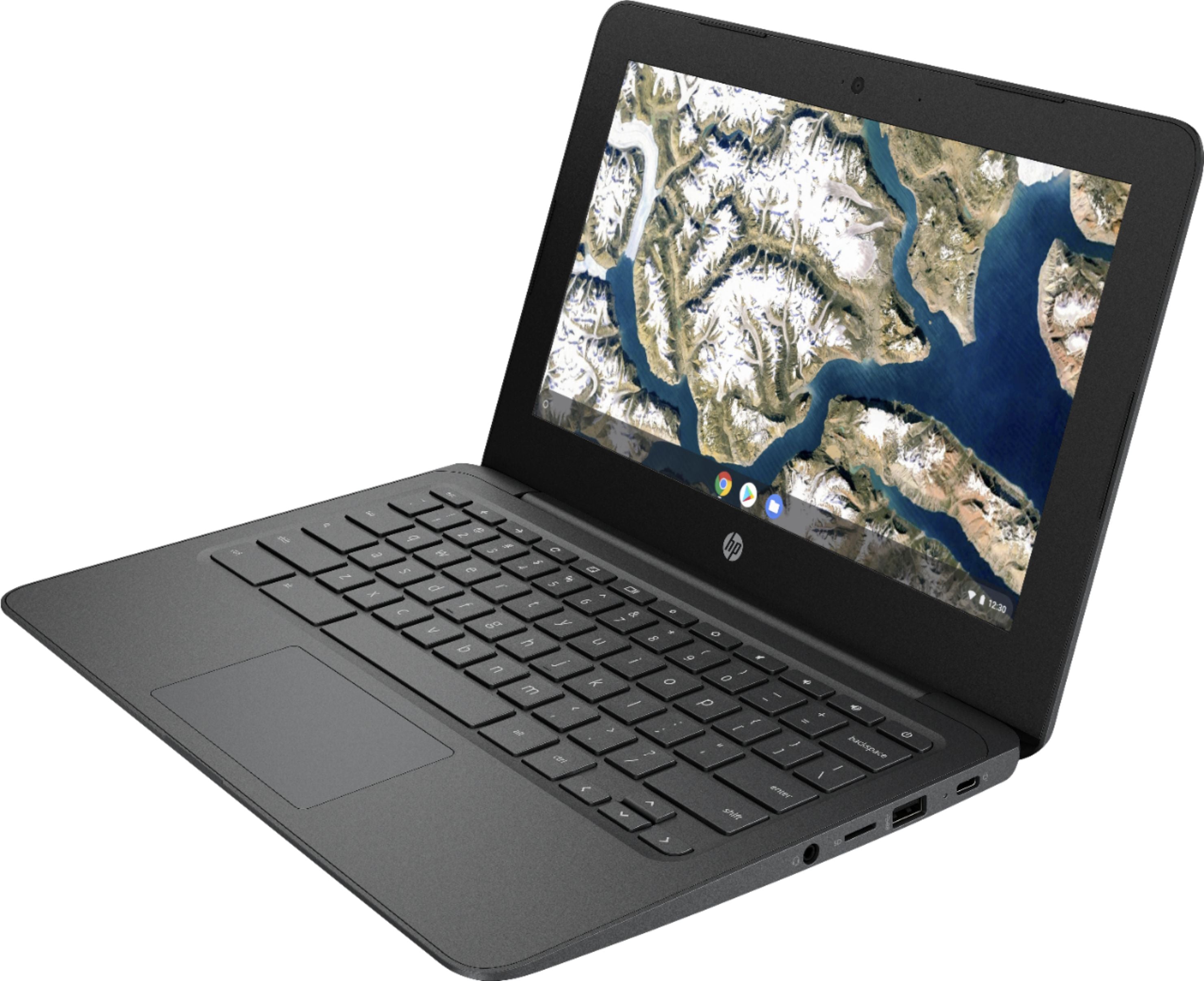 HP 11a-nb0047nr 11.6" HD Chromebook, Intel Celeron N3350, 1.10 GHz, 4GB RAM, 32GB eMMC, Chrome OS - 259Q4UA#ABA (Certified Refurbished)