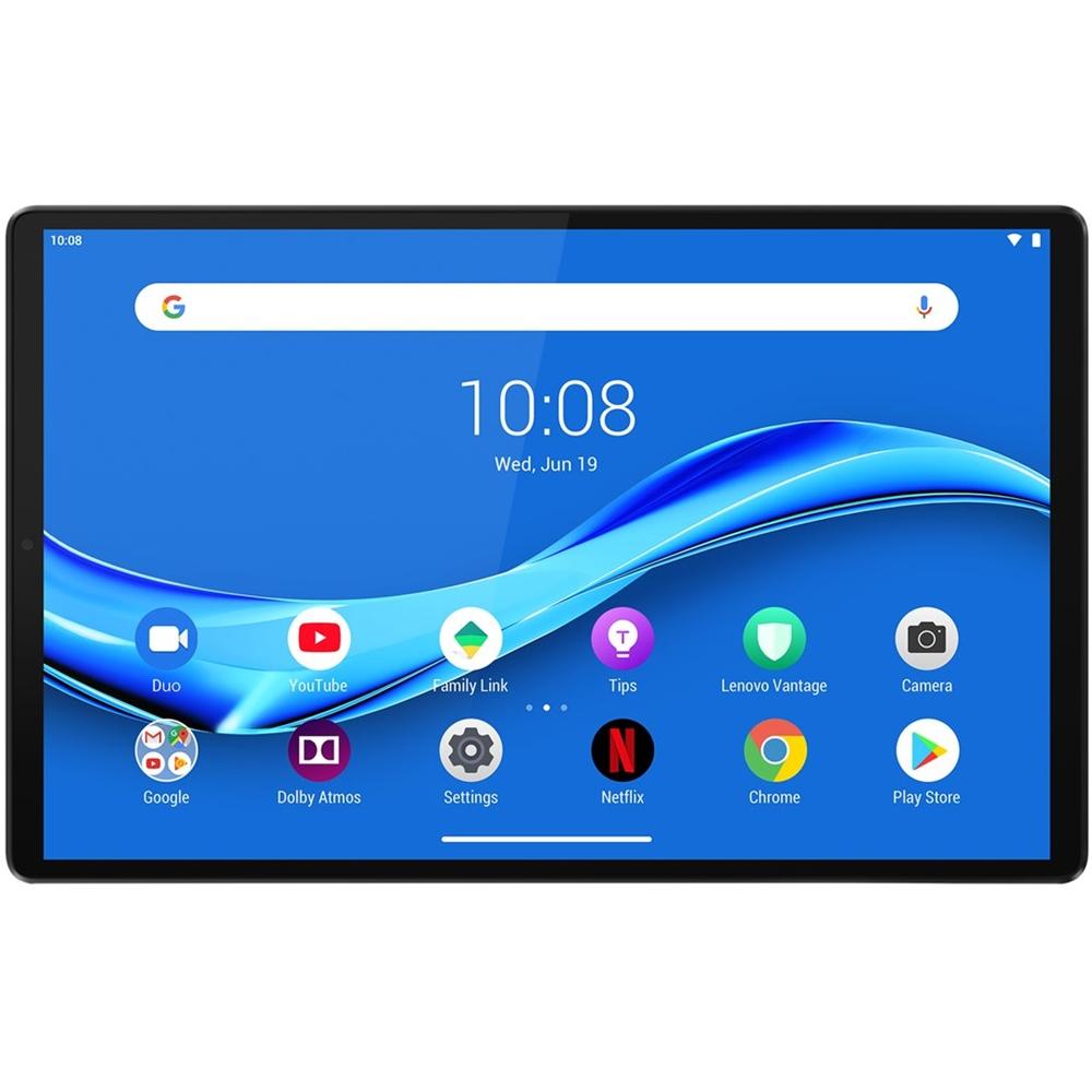 Lenovo Smart Tab M10 10.3" FHD Plus (2nd Gen) Tablet, MediaTek Helio P22T, 4GB RAM, 128GB eMMC, Android 9 Pie - ZA6M0013US (Refurbished)