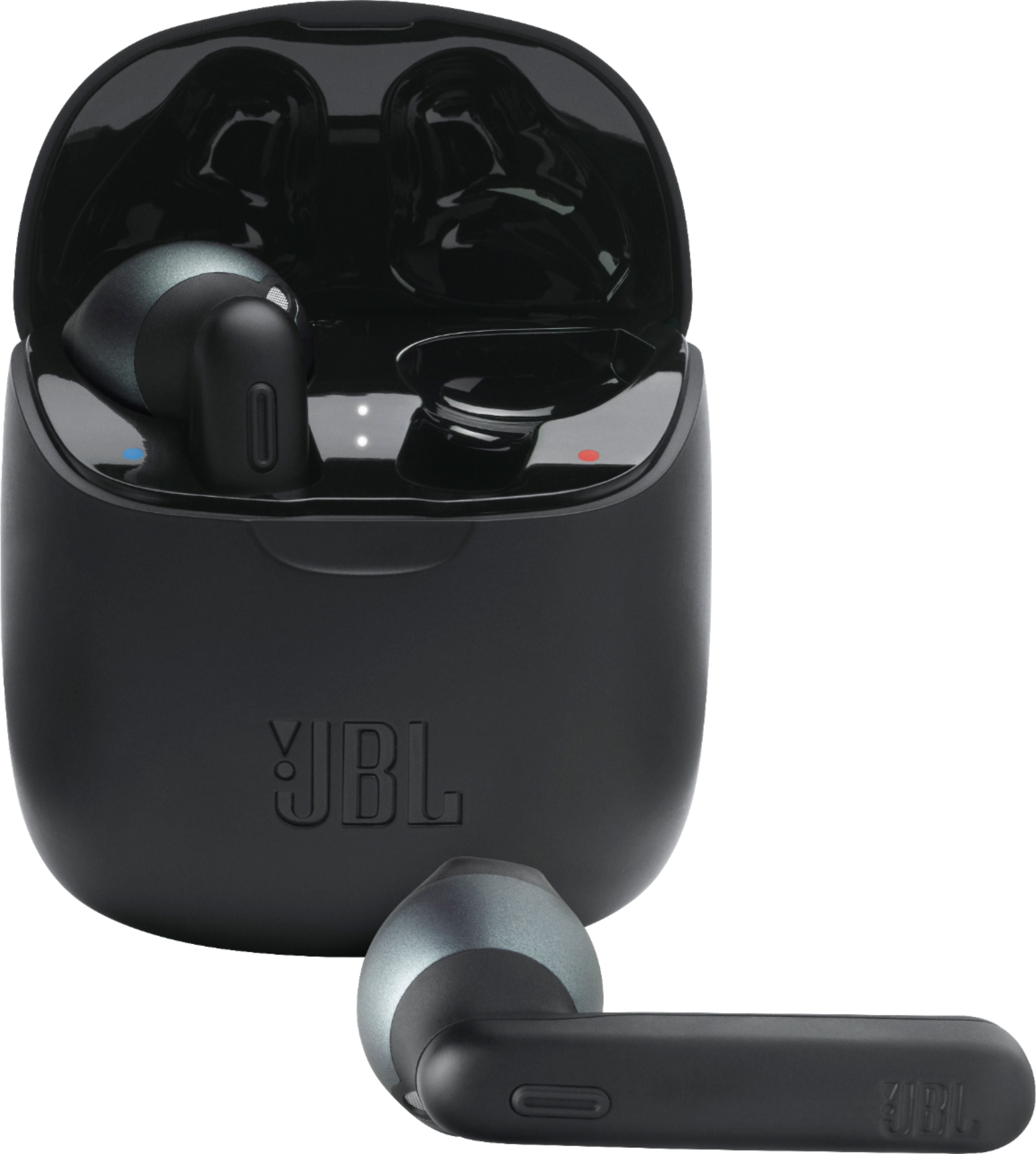 JBL TUNE 225TWS True Wireless In-Ear Headphones, Bluetooth, Black - JBLT225TWSBLKAM-ER (Refurbished)