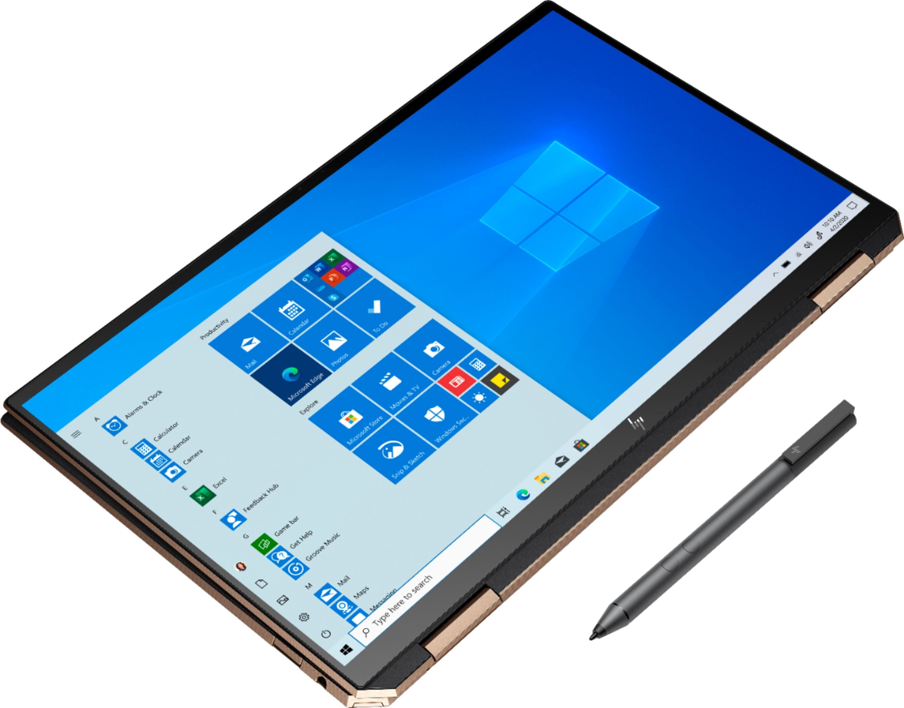 HP Spectre x360 13-aw2003dx 13.3" 4K UHD Convertible Notebook, Intel i5-1135G7, 2.40 GHz, 8GB RAM, 512GB SSD, Win10H - 1G5S4UA#ABA (Refurbished)