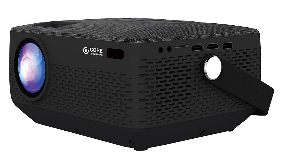 Core Innovations 150" HD Portable LCD Home Theater Projector, 3LCD, 500:1 - CPJ720BLBY