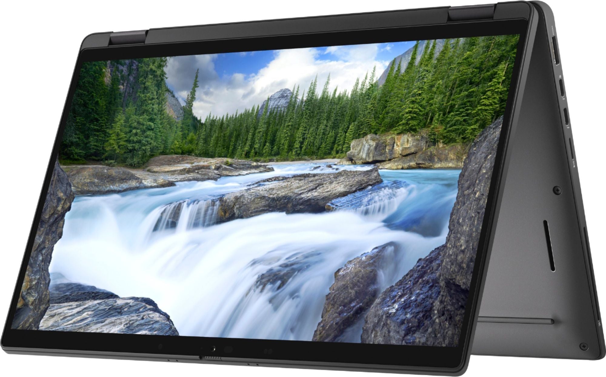 Dell Latitude 7410 14" FHD Convertible Notebook, Intel i5-10310U, 1.70GHz, 8GB RAM, 256GB SSD, Win10P- H0DN8