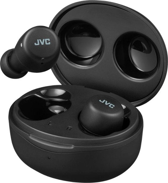JVC GUMY Mini True Wireless In-Ear Headphones, Inner Ear Buds, Black - HA-A5TB