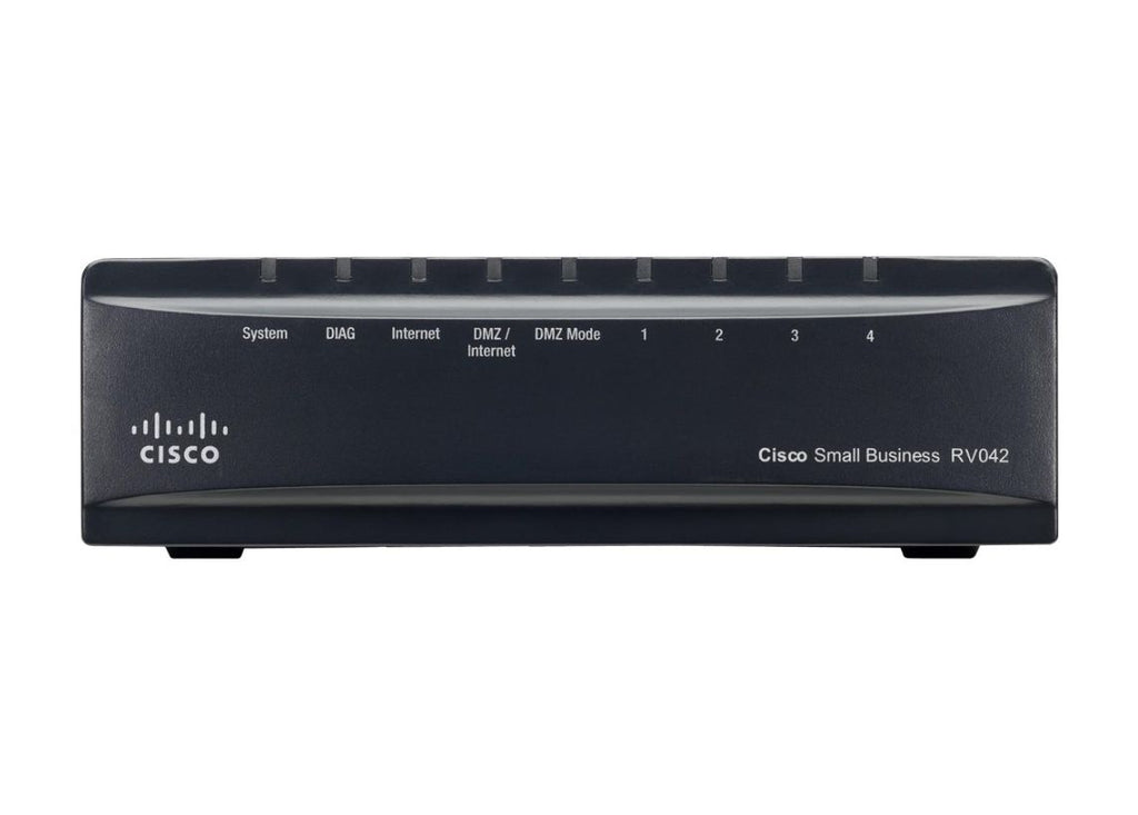 Cisco RV042 Dual WAN VPN Router, 4-Port Switch, Fast Ethernet -  RV042-RF (Certified Refurbished)