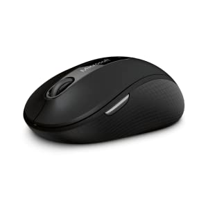 Microsoft Wireless Mobile Mouse 4000, 2.4GHz, 4 Buttons, Four-way Scrolling, Graphite - D5D-00001