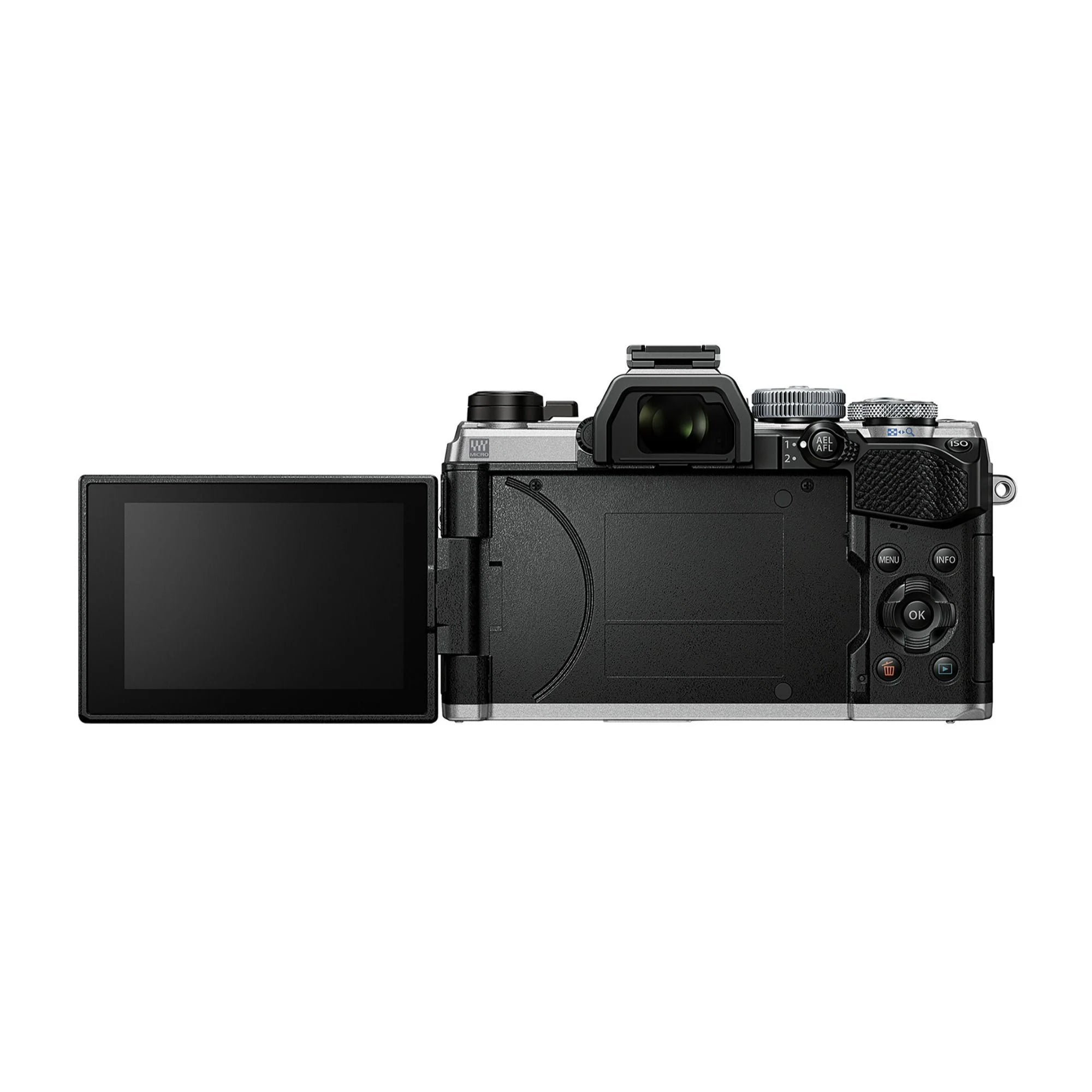 Olympus OM SYSTEM OM-5 Mirrorless Digital Camera Body, Silver - V210020SU000