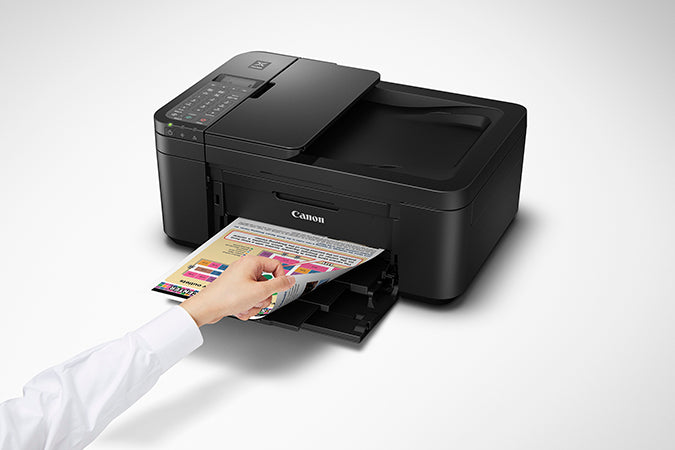 Canon PIXMA TR4520 Wireless Office All-In-One Printer, Inkjet Color Printer, USB & Wi-Fi Connectivity, Black - 2984C002