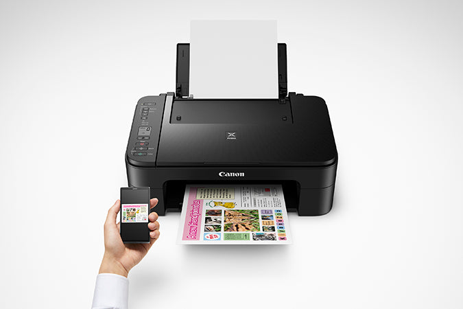 Canon PIXMA TS3120 Wireless Inkjet All-In-One Printer, Color Printer, USB & Wi-Fi Connectivity, Black - 2226C002
