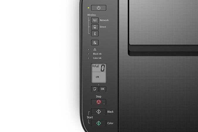 Canon PIXMA TS3120 Wireless Inkjet All-In-One Printer, Color Printer, USB & Wi-Fi Connectivity, Black - 2226C002