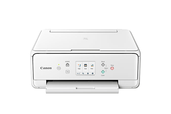 Canon PIXMA TS6220 Wireless Inkjet All-In-One Printer, Color Printer, Bluetooth, USB & Wi-Fi Connectivity, White - 2986C022