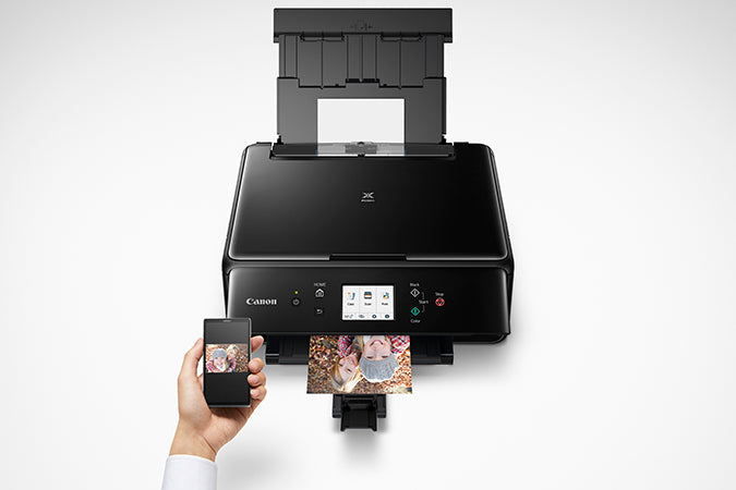 Canon PIXMA TS6220 Wireless Inkjet All-In-One Printer, Color Printer, Bluetooth, USB & Wi-Fi Connectivity, Black - 2986C002
