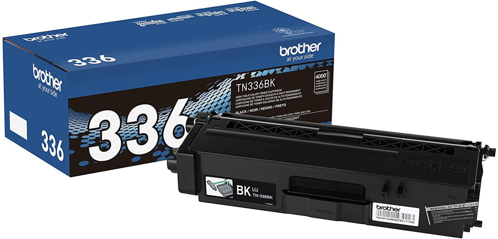 Brother Genuine High-Yield Black Toner Cartridge, 4000 Pages - TN336BK