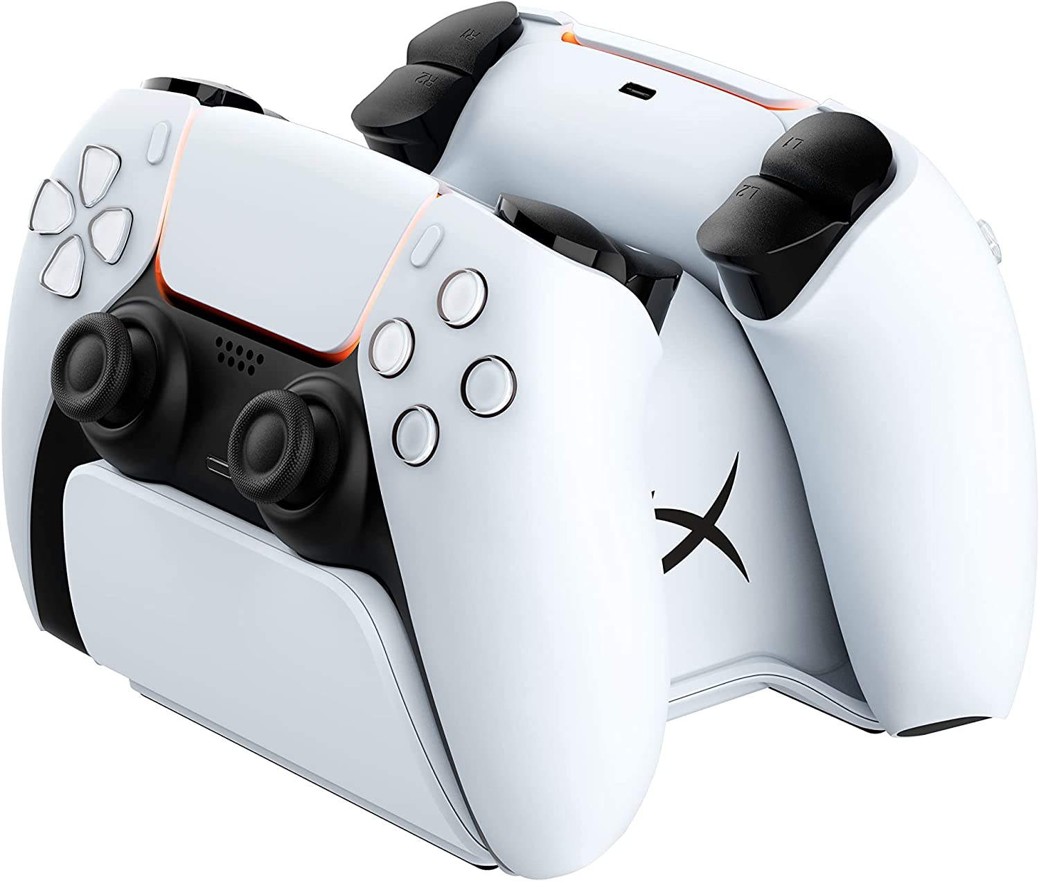HP HyperX ChargePlay Duo, Controller Charging Station for PS5, USB, White - 51P68AA