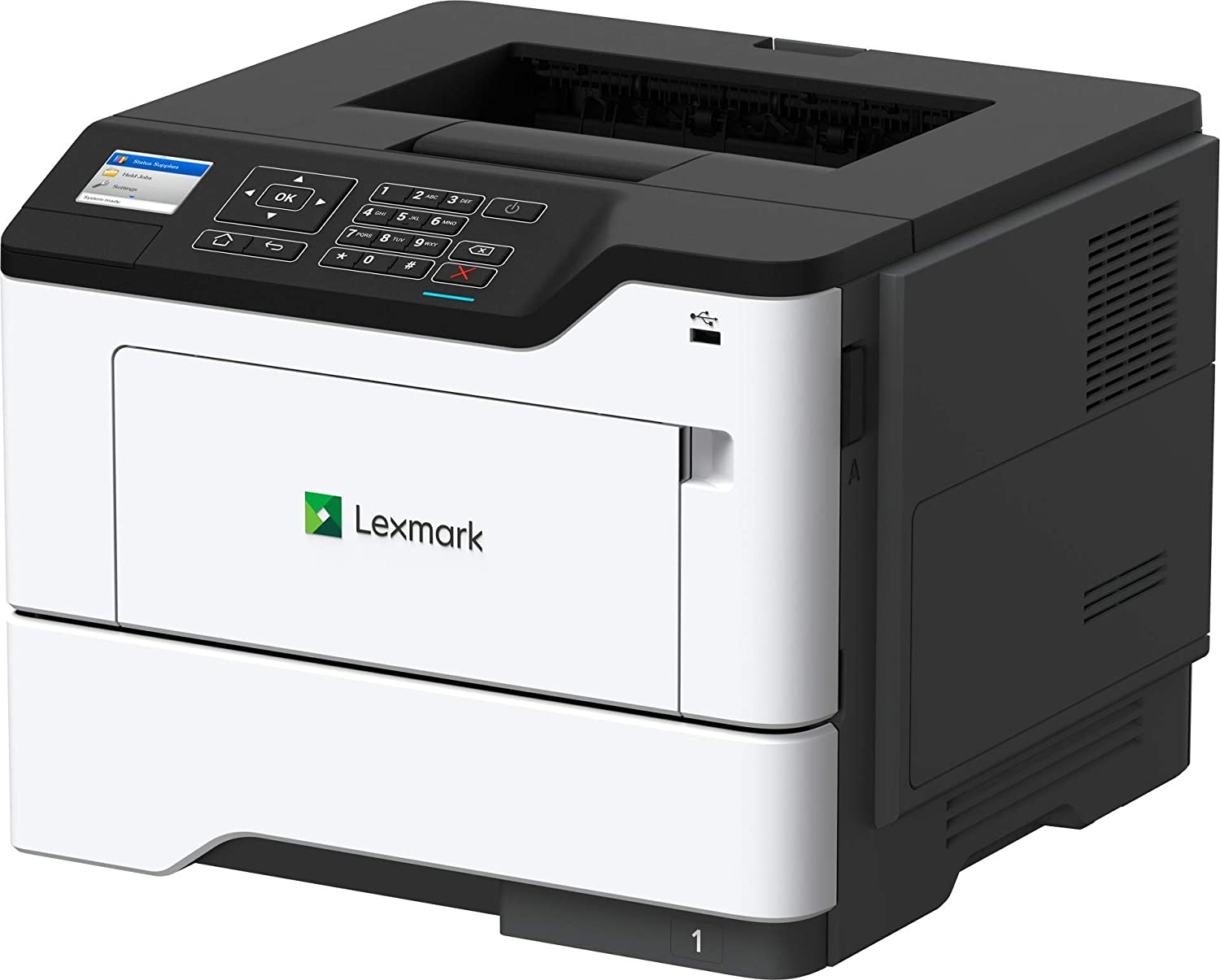 Lexmark B2650dw Monochrome Laser Printer, 50 ppm, Duplex, Ethernet, USB, WiFi - 36SC471