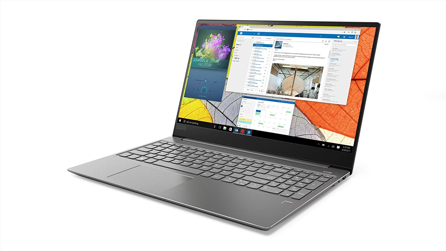 Lenovo IdeaPad 720S-15IKB Laptop, 15.6" 4K Ultra HD (Touchscreen) Display, Intel Core i7-7700HQ, 2.80 GHz, 16GB RAM, 512GB SSD, Windows 10 Pro 64-Bit - 81CR0006US