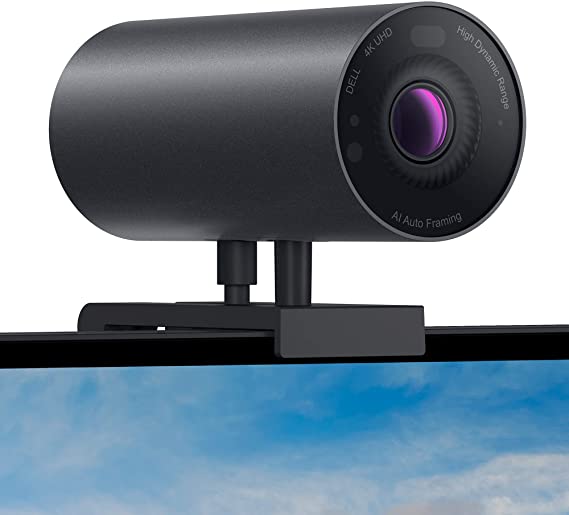 Dell UltraSharp Webcam WB7022, HDR 4K, Video Camera for Notebook/Computer - WB7022-DDAO