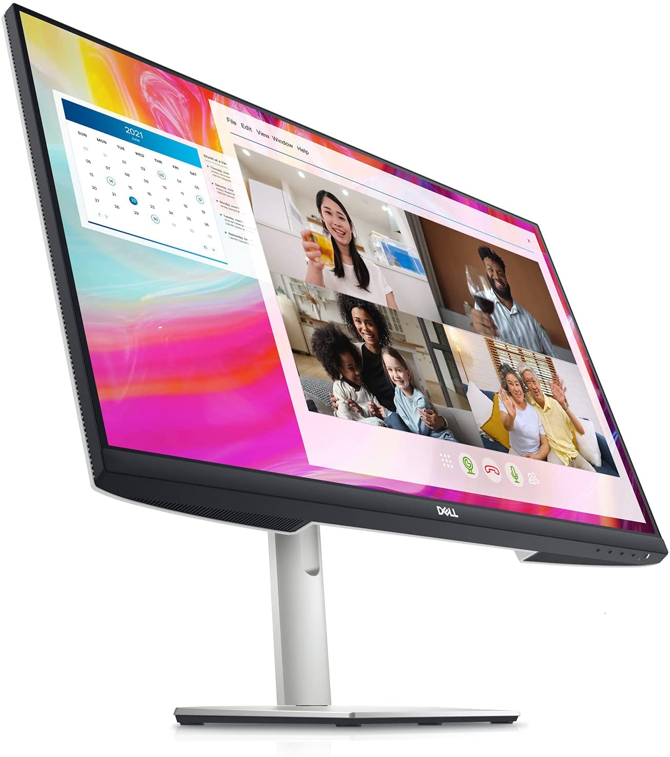 Dell 27" QHD Video Conferencing Monitor, 16:9, 4ms, 1000:1-Contrast - S2722DZ