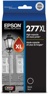 Epson 277XL Claria Photo Hi-Definition Black Ink Cartridge, XL Capacity - T277XL120-S