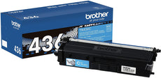 Brother Genuine Super High-Yield Cyan Toner Cartridge, 6500 Pages - TN436C