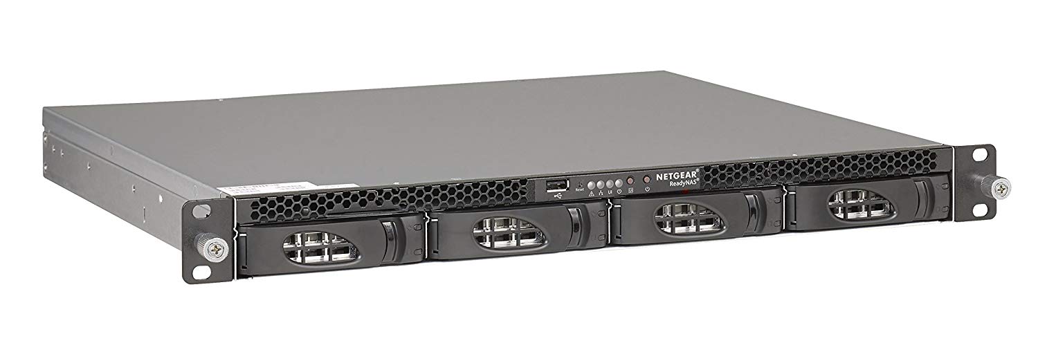 Netgear ReadyNAS RN3138 Insight Managed Smart Cloud Network Storage, 4-Bay, 4 GB Memory, 3 USB Ports, Rj-45 - RN31844E-100NES