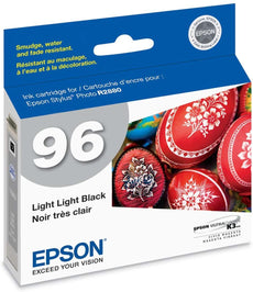 Epson 96 Light Light Black Ink Cartridge for Stylus Photo R2880 Printer, 6065 Pages - T096920