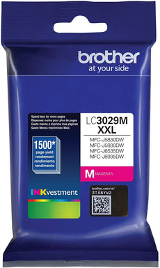 Brother INKvestment Super High-Yield Magenta Ink Cartridge, 1,500 Pages - LC3029M