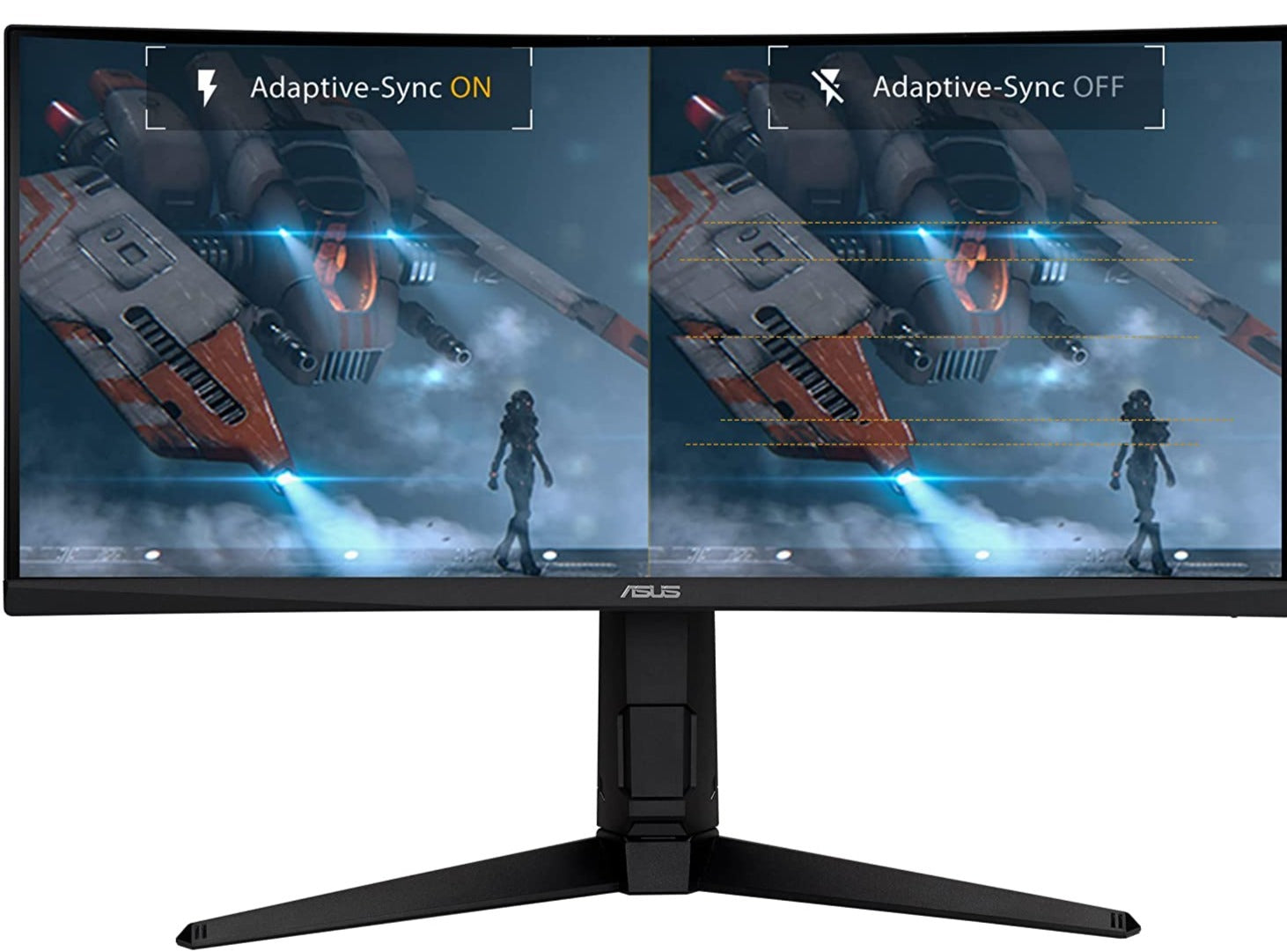 ASUS TUF Gaming VG30VQL1A 29.5" WFHD Curved Monitor, 21:9, 1ms, 3K:1-Contrast - VG30VQL1A