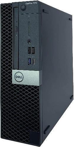 Dell OptiPlex 7070 SFF Desktop PC, Intel i7-9700, 3.0GHz, 16GB RAM, 256GB SSD, Win10P - 51791340806 (Refurbished)