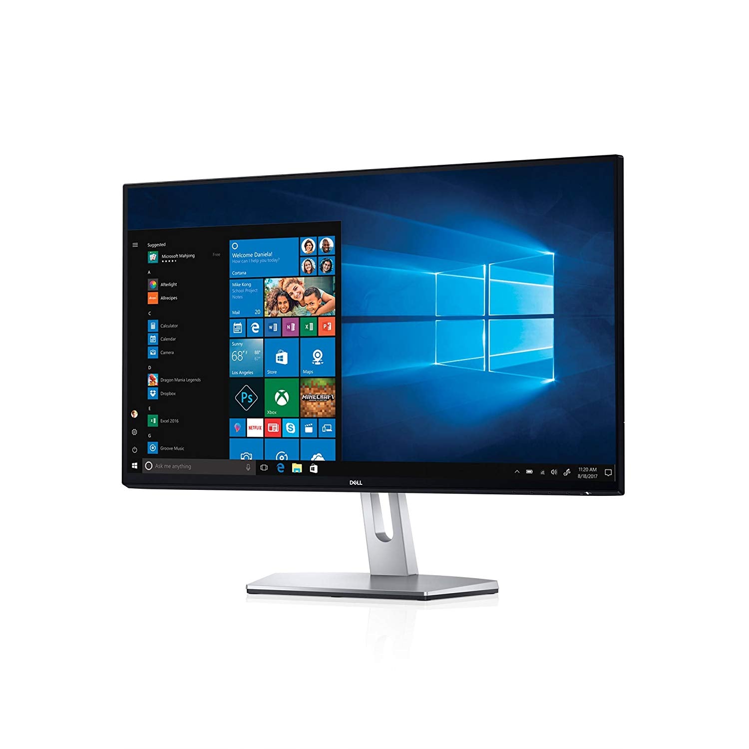 Dell S2419H 23.8" Full HD Edge LED Computer Monitor, IPS LCD Display, 5MS-Response, 16:9, 1K:1-Contrast, Tilt, Black - WFJKD