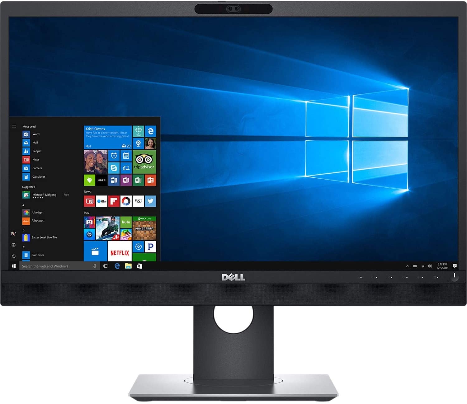 Dell P2418HZm 23.8" FHD Video-Conferencing Monitor, 16:9, 6MS, 1000:1-Contrast - DELL-P2418HZME (Refurbished)
