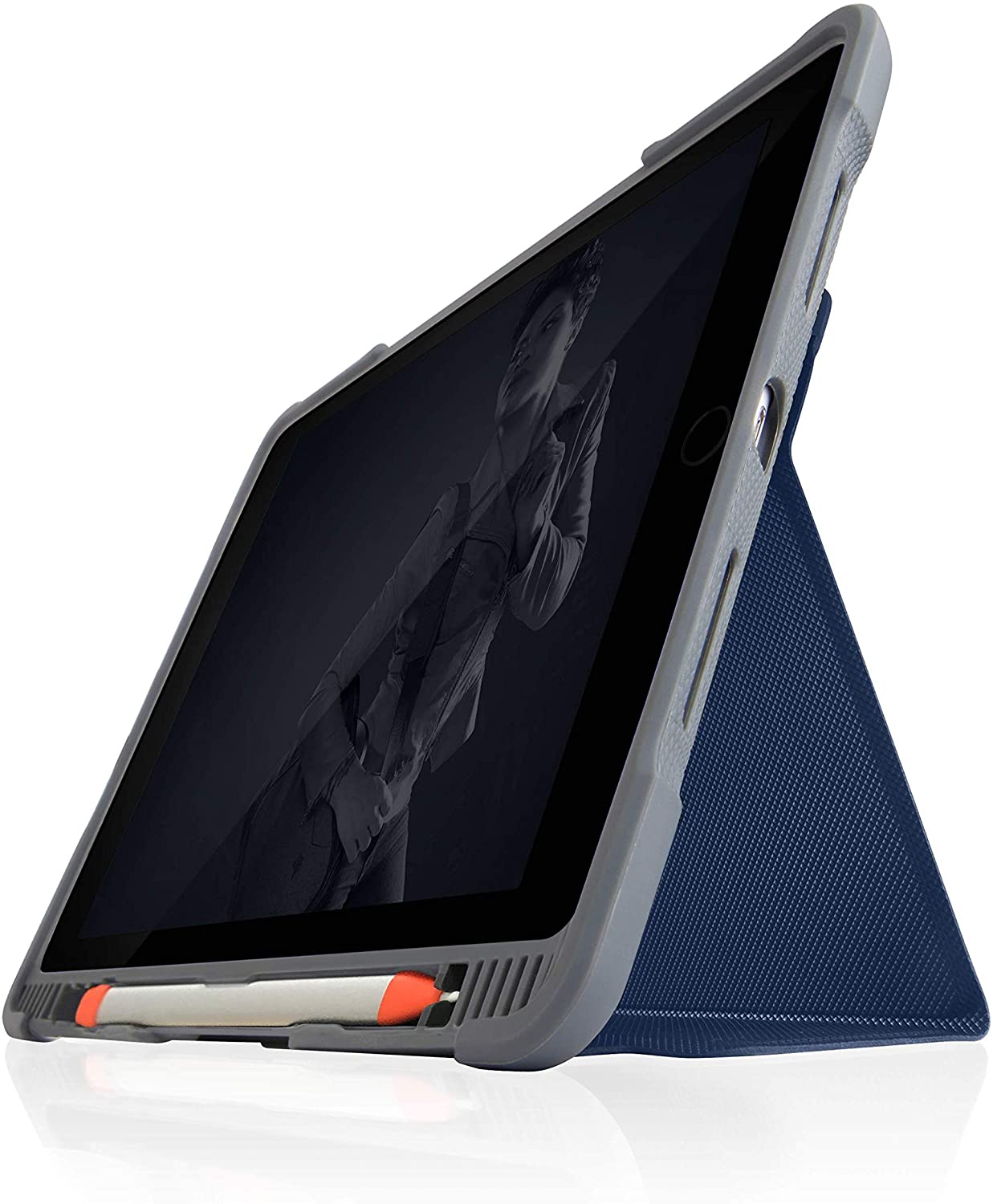 STM Goods Dux Plus Duo Carrying Case for 10.2" Apple iPad (7th Gen) Tablet, Midnight Blue - stm-222-236JU-03