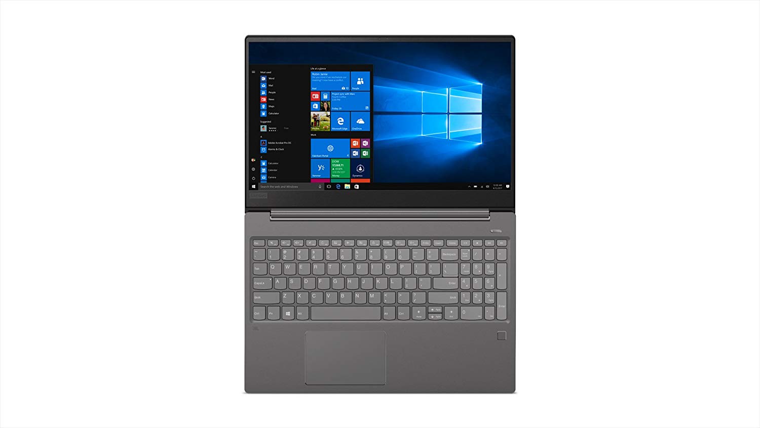Lenovo IdeaPad 720S-15IKB Laptop, 15.6" 4K Ultra HD (Touchscreen) Display, Intel Core i7-7700HQ, 2.80 GHz, 16GB RAM, 512GB SSD, Windows 10 Pro 64-Bit - 81CR0006US