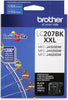 Brother Genuine Super High-Yield Black Ink Cartridge, 1200 Pages - LC207BK