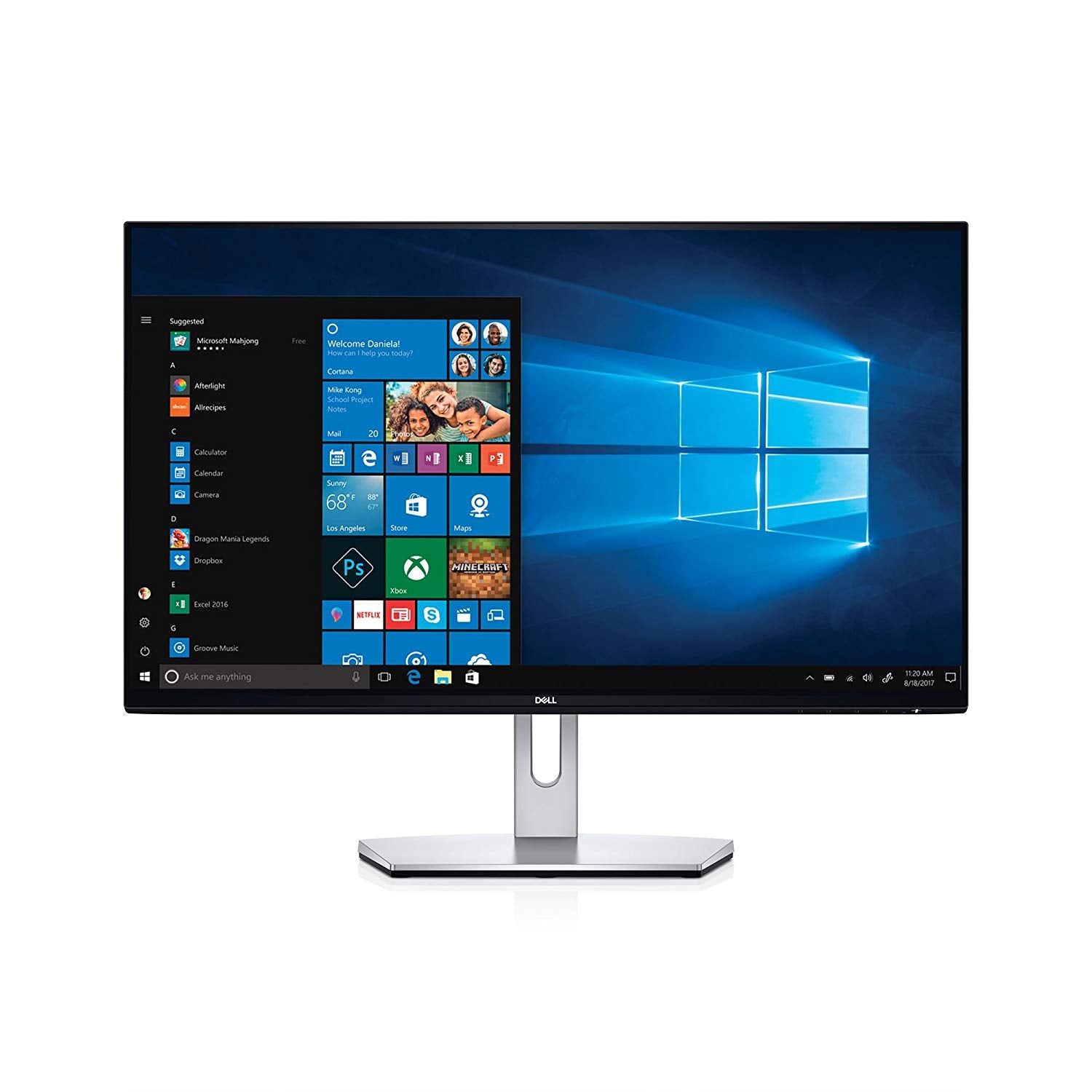 Dell S2419H 23.8" Full HD Edge LED Computer Monitor, IPS LCD Display, 5MS-Response, 16:9, 1K:1-Contrast, Tilt, Black - WFJKD