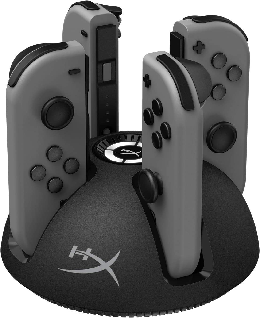 HP HyperX ChargePlay Quad, Joy-Con Charging Station for Nintendo Switch, USB, Black - 4P5M7AA