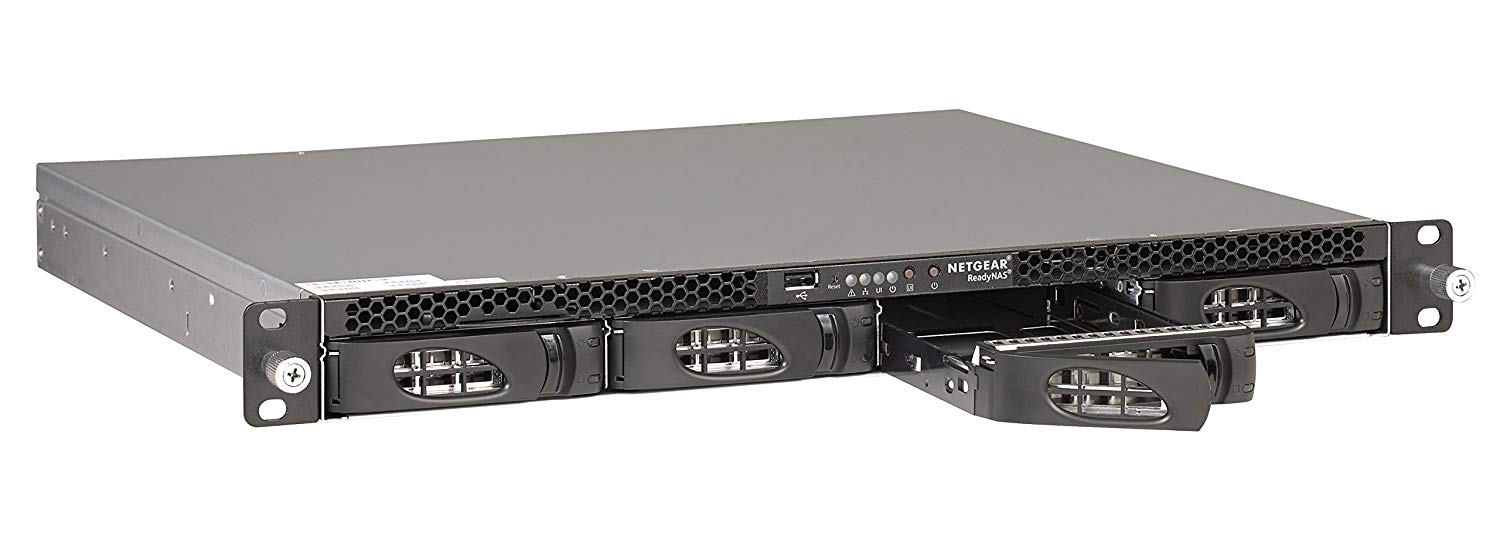 Netgear ReadyNAS RN3138 Insight Managed Smart Cloud Network Storage, 4-Bay, 4 GB Memory, 3 USB Ports, Rj-45 - RN31844E-100NES