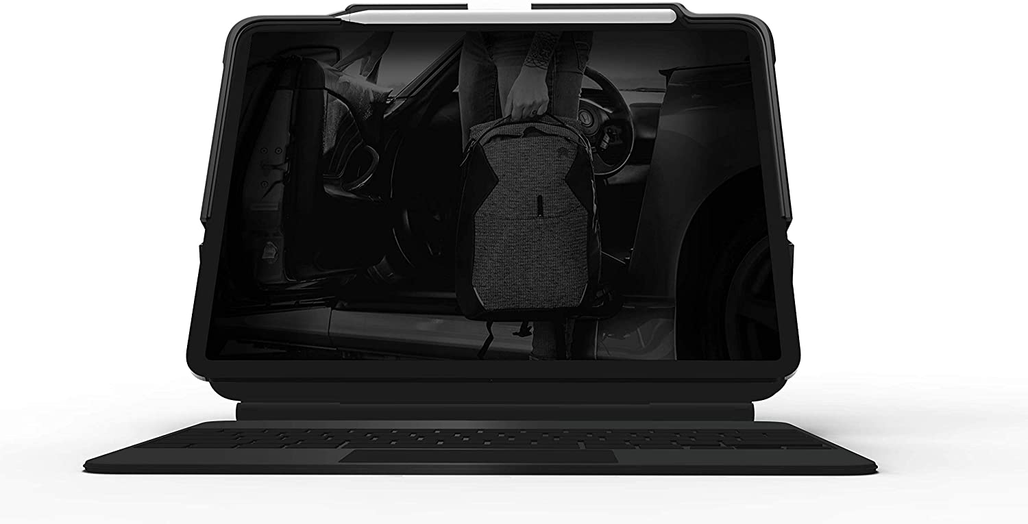 STM Goods Dux Shell Rugged Carrying Case (Folio) for 11" iPad Pro 2nd Gen, Black - STM-222-295JV-01